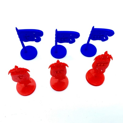 La Guerra dell'Anello: Set 6x Stendardi Esercito