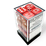 12 d6 Dice Chessex JAPAN  War Dice RED black 29062 Dadi