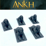 Ankh: Set 5x Sfingi 3D