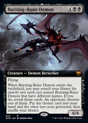 Burning-Rune Demon