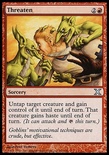 Threaten