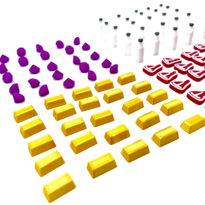 Wyrmspan: Set 100x Risorse 3D