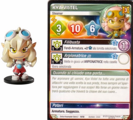 Krosmaster Arena Collection Serie 2 Kya Vistel 10/32 Statuetta Carta Codice