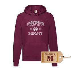 Felpa Hoodie - Dunwich Buyers Club DBC COLLEGE Bordeaux M
