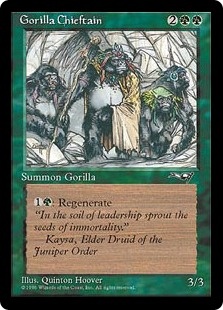 Gorilla Chieftain (Four Gorillas)