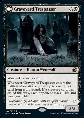 Graveyard Trespasser // Graveyard Glutton