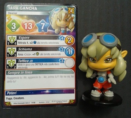 Krosmaster Arena Collection Serie 2 Sara Gancha 11/32 Statuetta Carta Codice