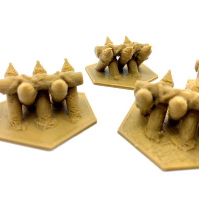 Gloomhaven: Barricata Piccola 3D