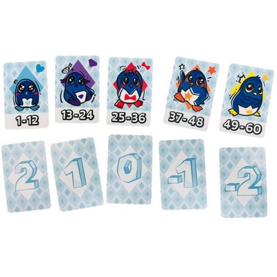 Mini Card Game - Blue Penguin