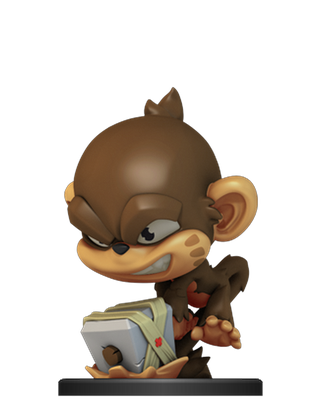 Krosmaster Arena Collection Serie 3: MOON 06/16 Gold Foil Statuetta Miniatura