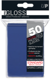 50 Sleeves Ultra PRO GLOSS Standard BLUE Bustine Protettive Blu