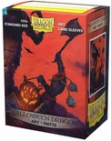 100 Sleeves Dragon Shield Magic ART MATTE HALLOWEEN DRAGON Bustine Protettive