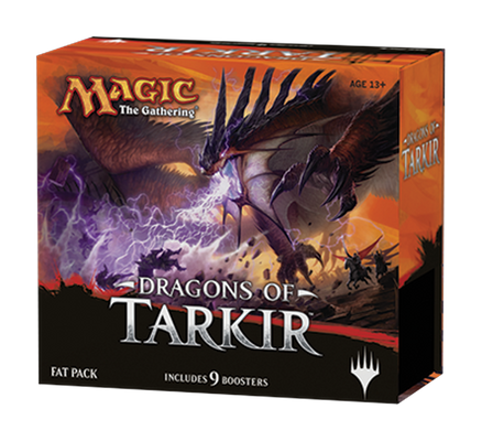 Fat Pack Magic DRAGONS OF TARKIR Inglese RIFORGIARE IL DESTINO 9 Boosters