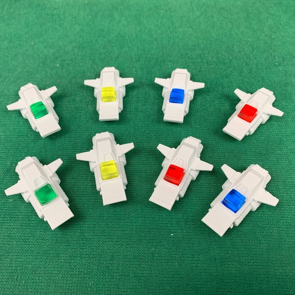 Terraforming Mars: 8x Set Deluxe Cargo Ships 3D Navi Commerciali immagine 4