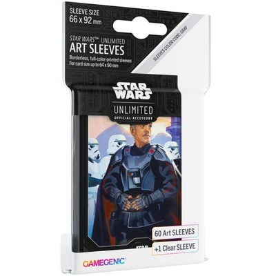 60+1 Sleeves Gamegenic 66x92 Star Wars Unlimited ART SLEEVES MOFF GIDEON Bustine Protettive