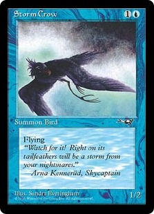 Storm Crow (Flying Left)