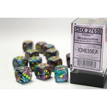 12 d6 Dice Chessex Festive MOSAIC YELLOW 27650 Dadi