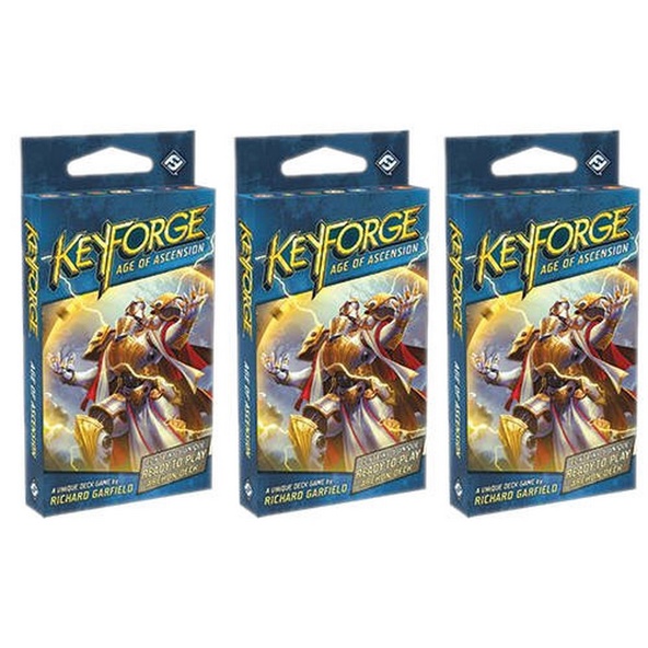 3x KEYFORGE : L'ERA DELL'ASCENSIONE MAZZO ARCONTE immagine 1