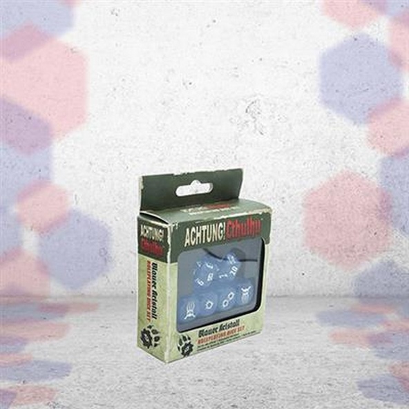 Achtung! Cthulhu - Set di Dadi Blauer Kristal immagine 1