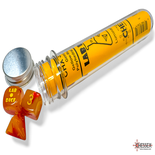 7 Dice Set Chessex LAB DICE GEMINI GELLOW RED YELLOW 30051 Dadi