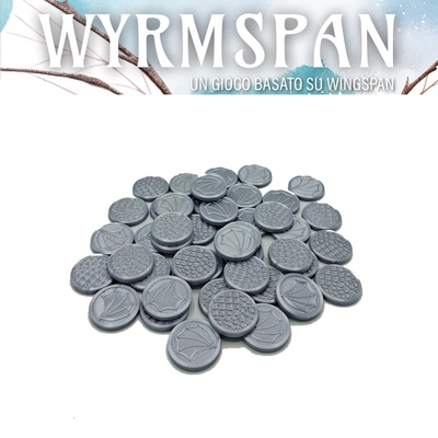 Wyrmspan: Set 45x monete drago a doppia faccia