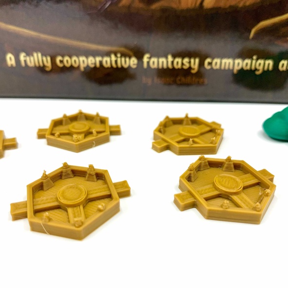 Gloomhaven: 14x Set Token Trappole 3D immagine 4