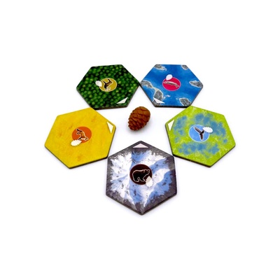 Cascadia: Set 25x Pigne 3D