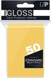 50 Sleeves Ultra PRO GLOSS Standard YELLOW Bustine Protettive Giallo