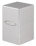 Deck Box Ultra Pro Magic HI GLOSS METALLIC SILVER SATIN TOWER Porta Mazzo