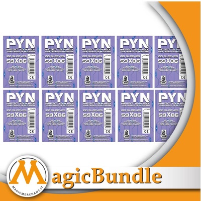 Bundle 10x packs - 100 Sleeves PYN 59x86