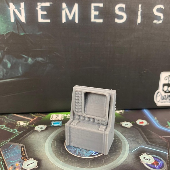 Nemesis: Computer Astronave 3D Token Sci-fi Mod L immagine 1