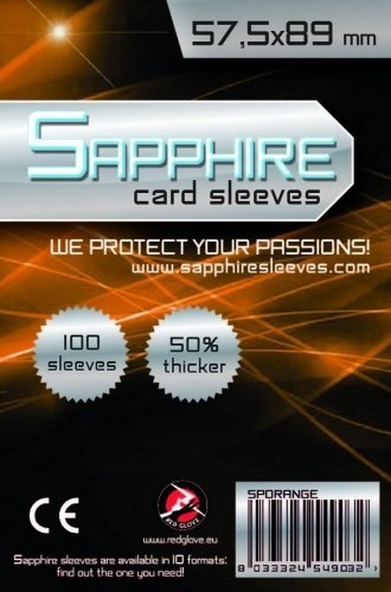 100 Sleeves Sapphire CHIMERA USA 57,5x89 Bustine Protettive x Giochi da Tavolo immagine 1