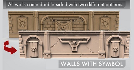 Wolfenstein - The Board Game: 3D Terrain Kit