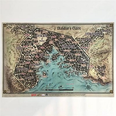 Dungeons & Dragons D&D: Mappa di Baldur's Gate