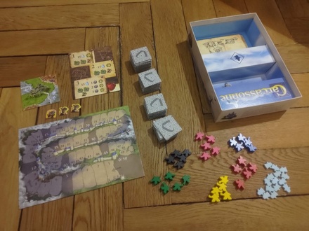 Nebbie su Carcassonne