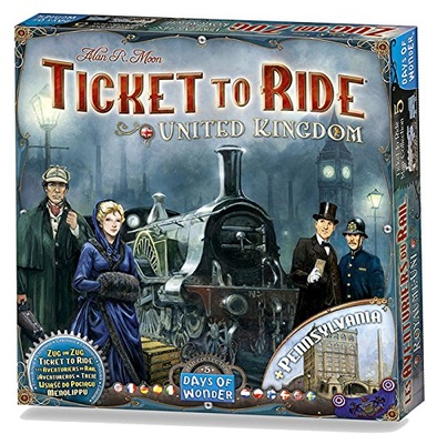Ticket to Ride: United Kingdom e Pennsylvania