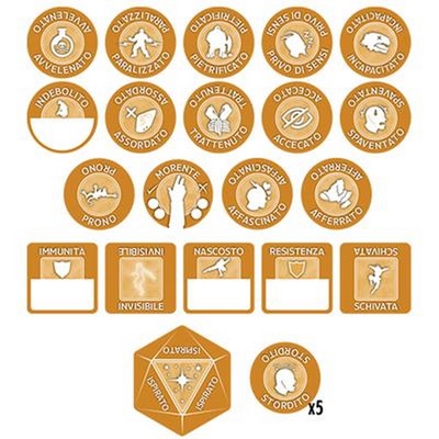 Dungeons & Dragons D&D: Set Segnalini del Monaco