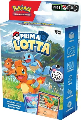 MAZZO PRIMA LOTTA CHARMANDER E SQUIRTLE GCC POKEMON italiano