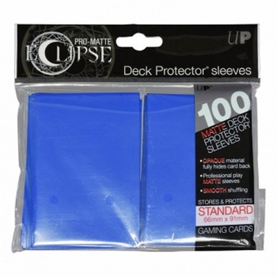 100 Sleeves Ultra Pro ECLIPSE PRO MATTE Blu Bustine Protettive Blu