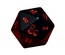 2 d20 Dice Set Ultra Pro D&D HEAVY METAL DICE SET Dadi NERO rosso