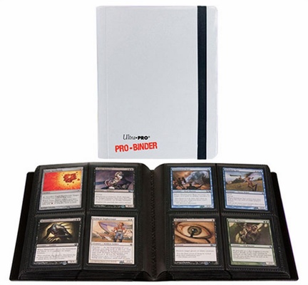 Album Ultra Pro PRO BINDER WHITE Bianco Raccoglitore 4 Tasche 20 Pagine