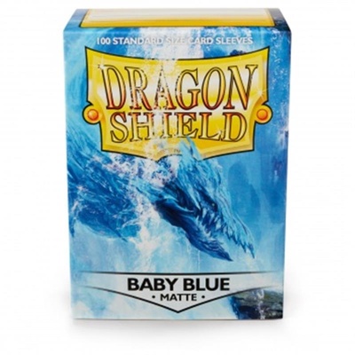 100 Sleeves Dragon Shield Magic BABY BLUE MATTE Bustine Protettive