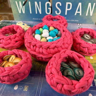 Wingspan : Set 6x Cestino Nido Bird Nests Deluxe Handmade