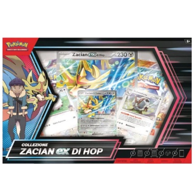 Pokemon Collezione Premium ZACIAN EX DI HOP Italiano Box Deck