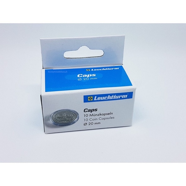 10 Coin Capsule Pack 20 mm Contenitori per Monete o Token immagine 1