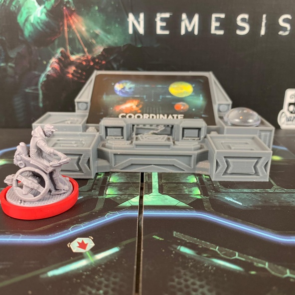 Nemesis: Console di Pilotaggio Astronave 3D immagine 2