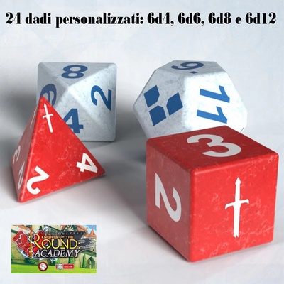 Knights of the Round Academy - Set Dadi Custom