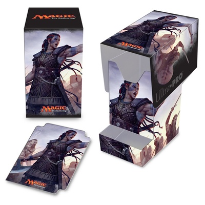 Deck Box Ultra PRO 100+ Magic COMMANDER 2016 TRAY SASKIA THE UNYIELDING Porta Mazzo