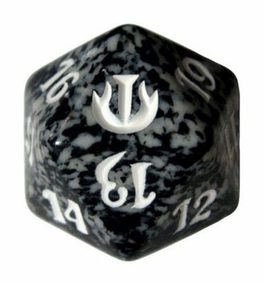 Magic SPINDOWN Dice d20 JOU Black Nero Dado Segna Punti Life Counter