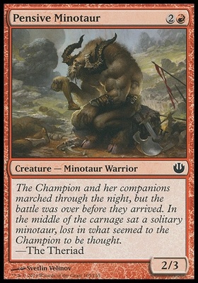 Pensive Minotaur